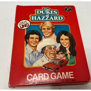 International Games Vintage 1981 Dukes of Hazzard Card Game Retro 80s TV Show